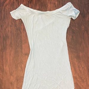 American Eagle pale blue bodycon dress